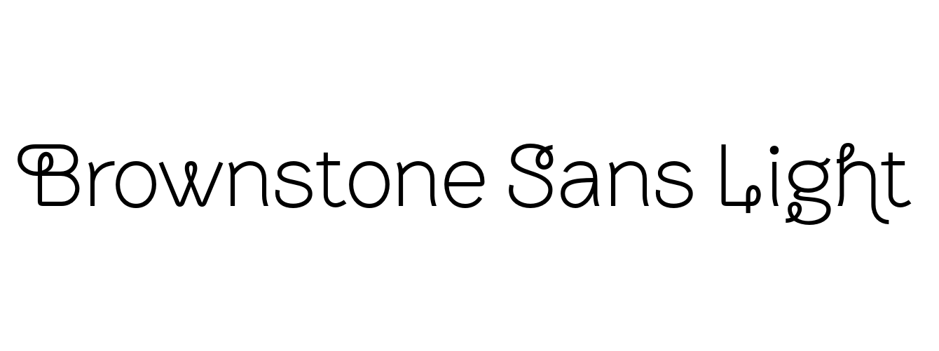 Brownstone Sans Light
